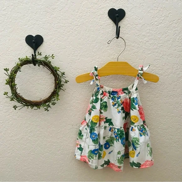 Old Navy Baby Girl Floral Top ~ Size 12-18m - Picture 1 of 2